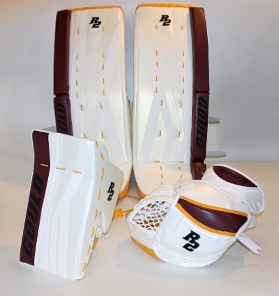 White and Maroon Pads